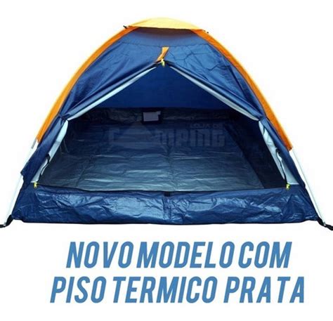 Barraca Camping 2 Pessoas Nautika Panda 600mm Piso Termico