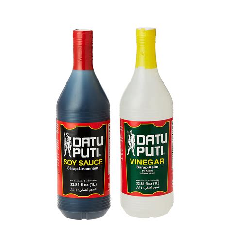 datu puti vinegar  litre datu puti soy sauce  litre