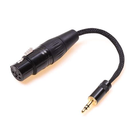 Buy Gagacocc 4 Pin Xlr Female Balanced To Trs 18 35mm Male Audio