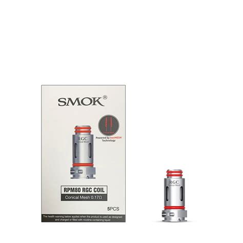 Smok RPM80 RGC Conical Mesh Coil 0 17 Ohm 5pcs