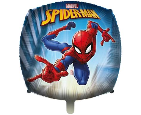 Balon foliowy SQR Spiderman Marvell 46 cm 1szt Procos Przyjęcia i