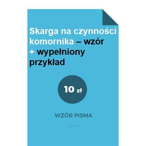 Wz R Pisma O Odblokowanie Konta Bankowego Przez Komornika