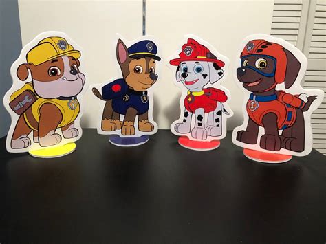 Paw Patrol Centerpiece Set Etsy