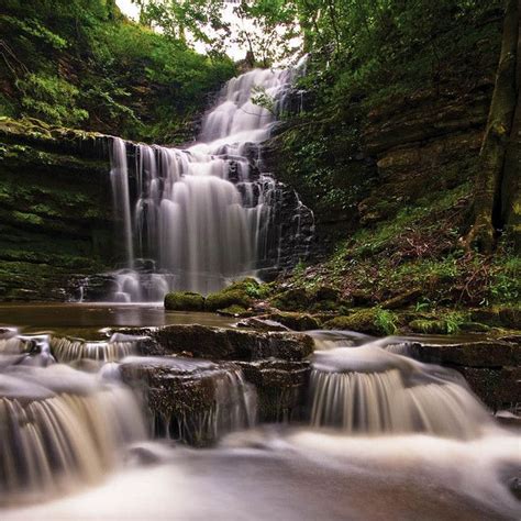 Scalebar Force Waterfall Near Settle North Yorkshire England