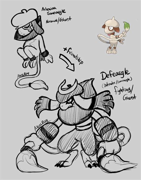 ⭐️alexlr04⭐️ On Twitter Heres More Fakemon Sketches This Is A