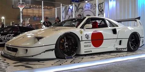 Ferrari F40 With Liberty Walk Widebody Kit Debuts At Tokyo Auto