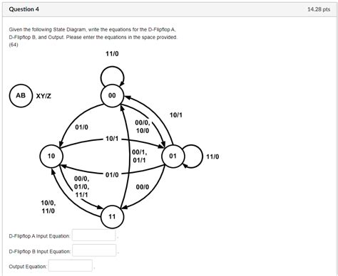 Solved Given The Following State Diagram Write The