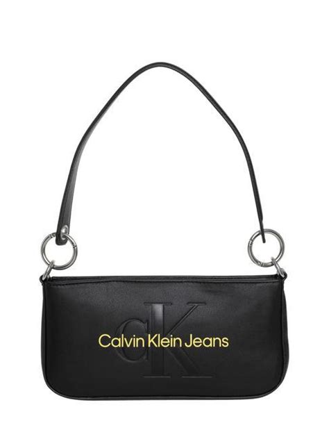 Calvin Klein Ck Jeans Sculpted Pouch Bolsa De Hombro Negro Moda Negro