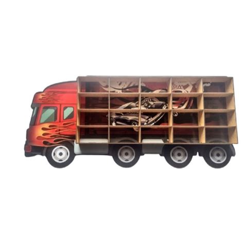 Estante Suporte Hot Wheels Carreta 20 Carrinhos Shopee Brasil