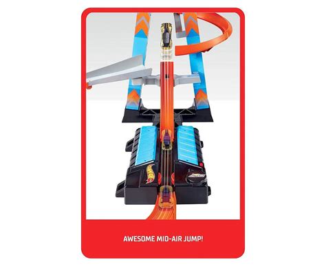 Hot Wheels Action Set Sky Crash Tower Toy Catch Co Nz