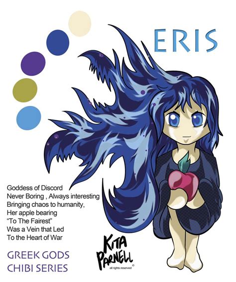 Eris, daughter of Zeus and Hera and mother of Strife, is the goddess of ...