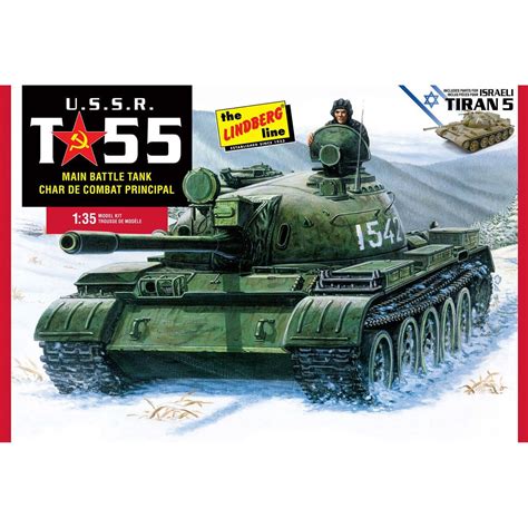 USSR T-55 Main Battle Tank 1:35 Scale Model Kit