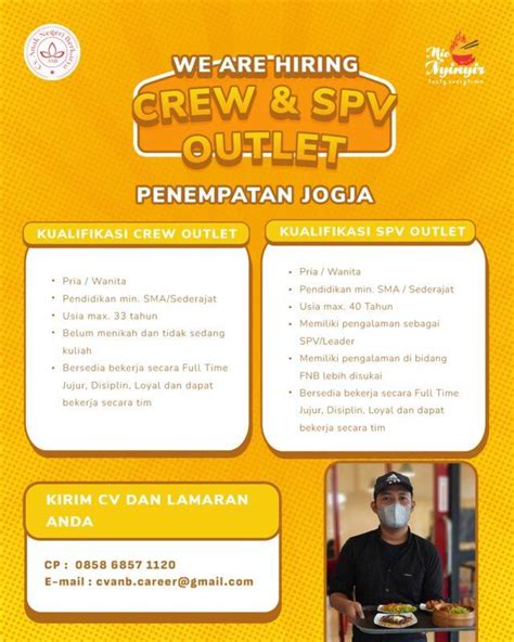 Lowongan Kerja Crew Outlet Spv Outlet Di Cv Anb Anak Negeri