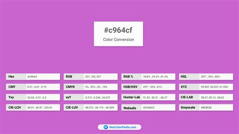 Pantone 252 C Hex Color Conversion Color Schemes Color Shades