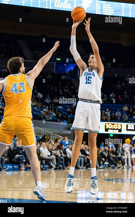 UCLA Bruins Center Aday Mara 15 Scores Against LIU Sharks Center