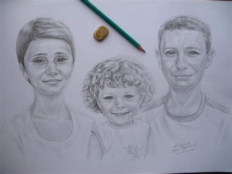 Comment dessiner une famille instructions étape par étape sur la