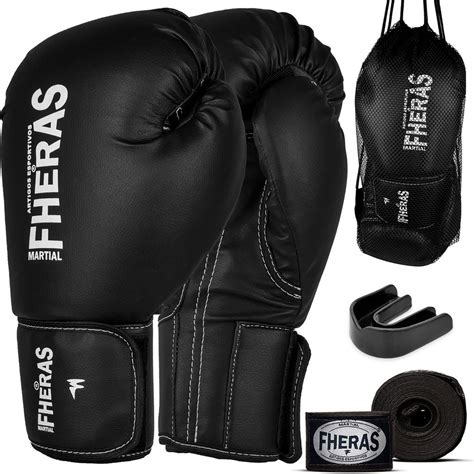 Kit Luva De Boxe Muay Thai Mma Sanda Kickboxing Sanshou Bandagem