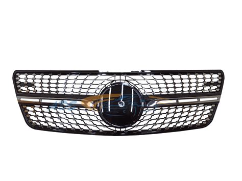 Grille Diamond Black Facelift Mercedes Benz Ml W164 2009 2011 Ads Auto Parts