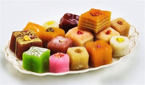 traditional pakistani  sweets stock illustration