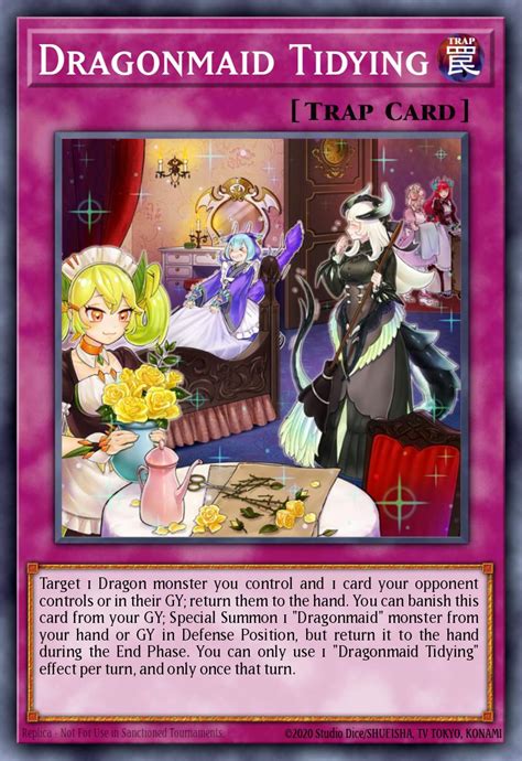 Dragonmaid Tidying Yu Gi Oh Card Database Ygoprodeck