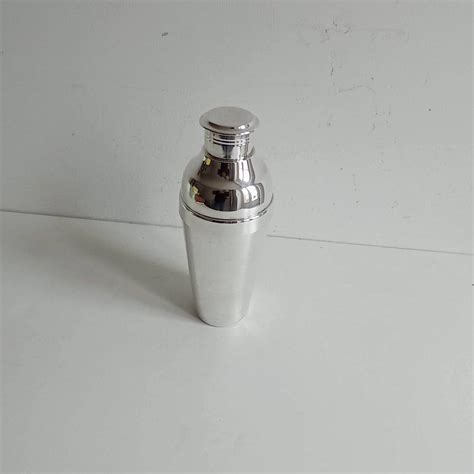 Luc Lanel Ondulations Art Deco Silver Plated Shaker By Christofle