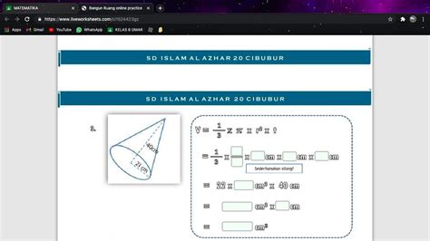 Hitunglah Volume Bangun Datar Di Bawah Ini Tolong Dijawab Yang Benar