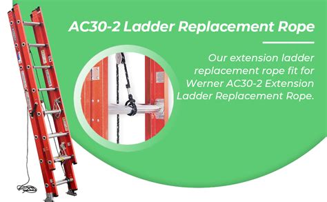 Amazon Extension Ladder Replacement Rope Compatible With Werner