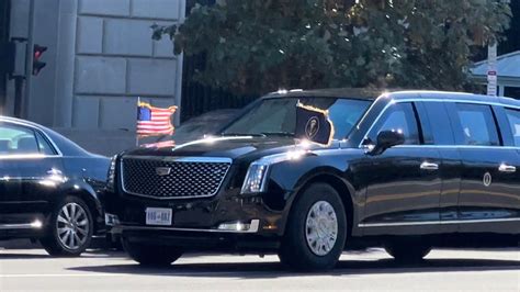 Presidential Motorcade Walking Around The White House Grounds YouTube