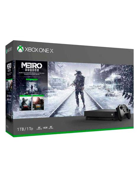 CONSOLA XBOX ONE X NEGRO 1TB CON METRO EXODUS Gameplanet