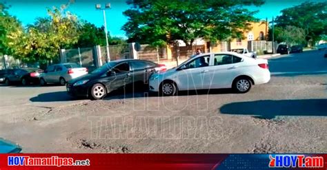 Hoy Tamaulipas Choque En Tamaulipas Conductora Se Pasa Alto Y Provoca