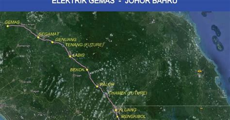 Malaya Railway Projek Landasan Berkembar Elektrik Gemas Johor Bahru