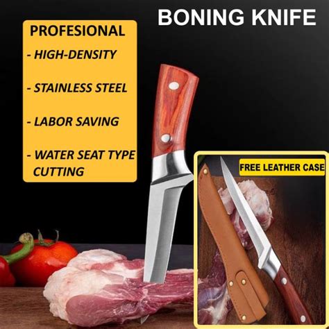 BONING KNIFE 3 Layer Carbon JAPAN MULTI PURPOSE STEEL KNIFE PRO Pisau