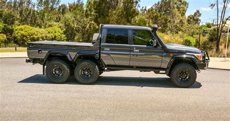 Australian Toyota Land Cruiser 6x6 Pickup Build Can Go All Over Down Under