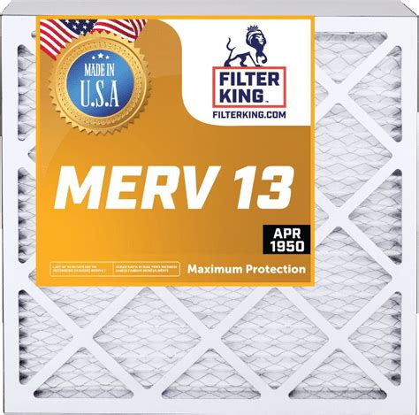 Filter King 18x20x1 Air Filter 6 Pack Merv 13 Hvac Pleated Ac