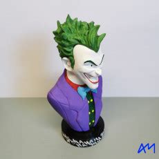 3D Print Of Joker Bust By THCuser