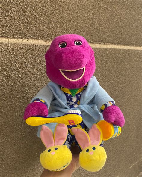 Barney Interactive Singing Plush Toy 2003 Barney Brush Your 43 Off