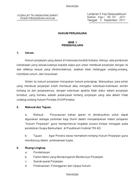 Pdf Hukum Perjanjian Doc Dokumen Tips