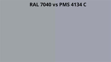 Ral 7040 Vs Pms 4134 C Ral Colour Chart Uk