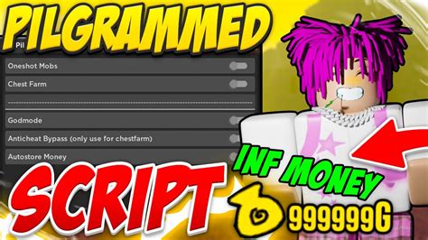 Pilgrammed Script GUI INFINITE GOLD GODMODE KILL AURA AND MORE