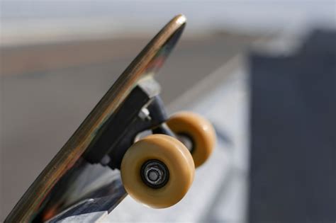 Free Photo | View of skateboard with wheels outdoors