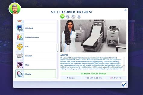 Sims 4 Career Mods The Sims Sims Love Sims Cc Nursing Jobs Nursing