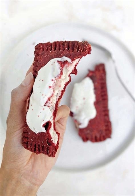 Red Velvet Protein Pop Tarts Healthy Homemade Sugar Free Hayls