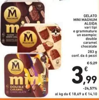 Gelato Mini Magnum Algida Vari Tipi Gelato Offerta Di Spazio Conad