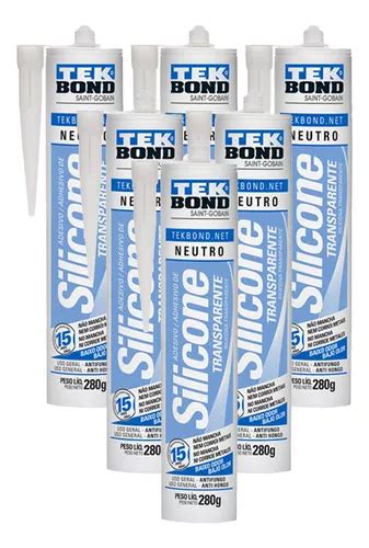 Silicona Neutra Transparente Gr Pack X Tek Bond Mm