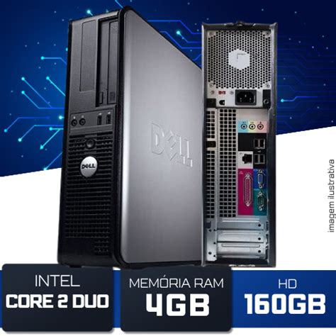 Computador Dell Optiplex 380 Core 2 Duo 4gb Hd 160gb Shopee Brasil