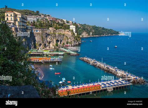 Panoramic View Of Sorrento The Amalfi Coast Italy Stock Photo Alamy