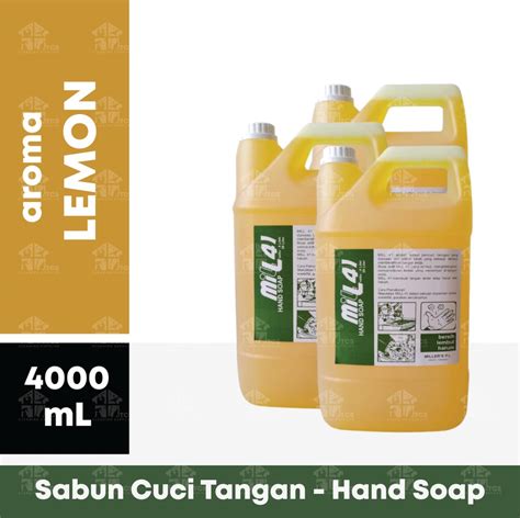 Jual Hand Soap Sabun Cuci Tangan Handsoap Jerigen 4 Liter PaDi UMKM