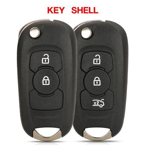 Jingyuqin Buttons Original Flip Folding Remote Car Key Shell Case