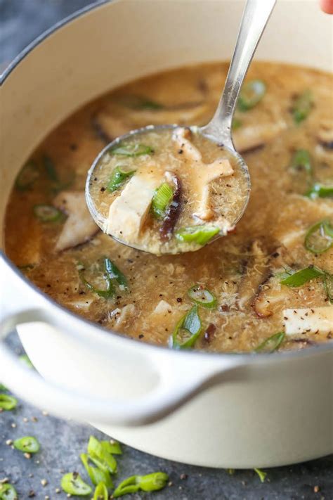 Easy Hot And Sour Soup Damn Delicious