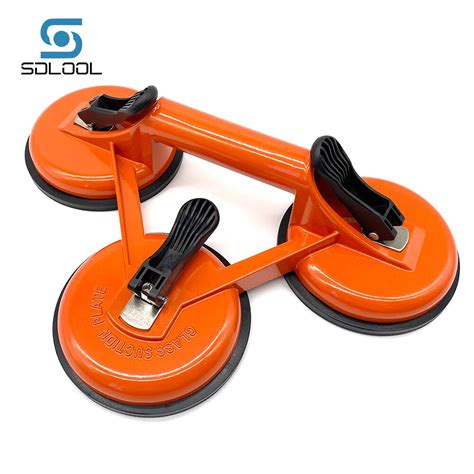 Vacuum Suction Cup Glass Lifter Triple Pad Sucker Grandado